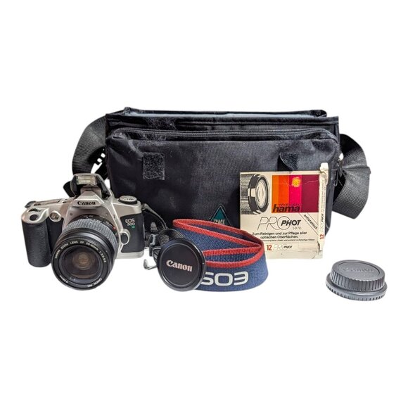 Canon EOS 500N 35mm SLR Camera & Canon Zoom EF 28-80mm Lens Near Mint Work - Picture 13 of 13